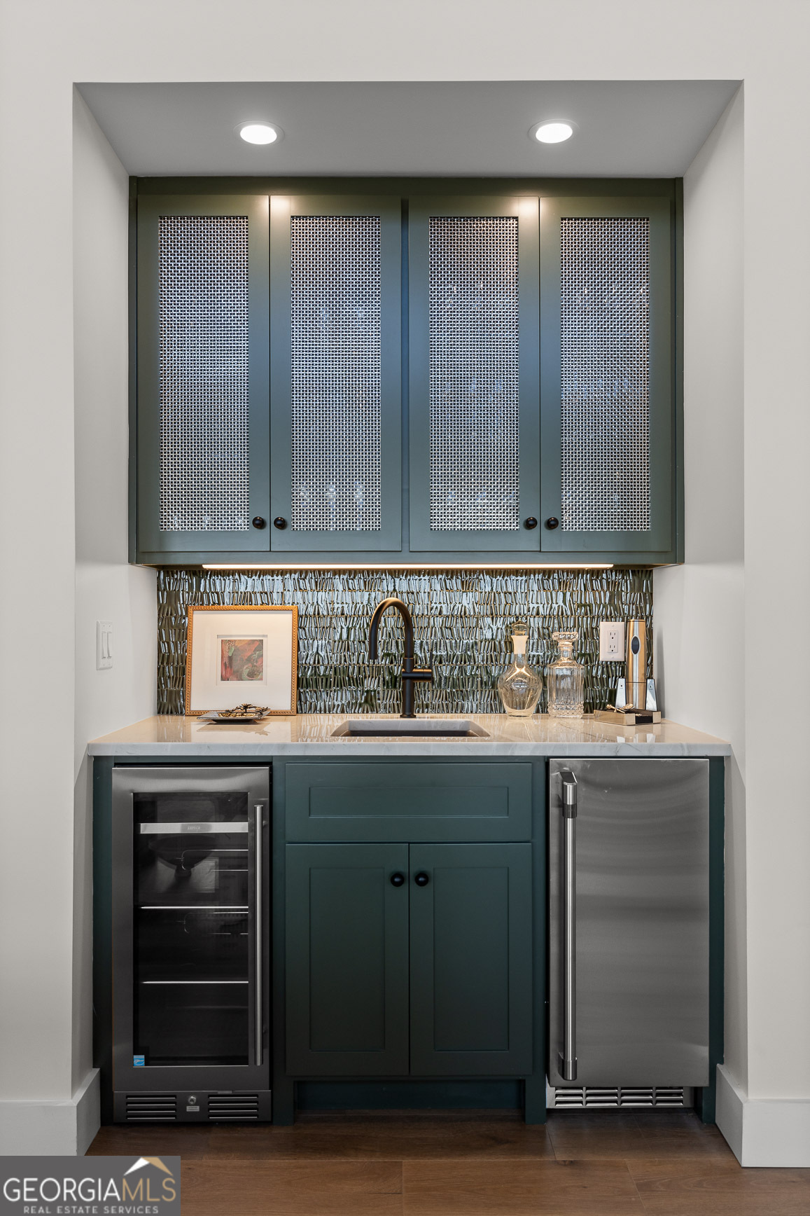 6565 Scenic Highway Rising Fawn, GA 30738 - Photo 16 of 47 a view of cabinets a sink and a stove in a kitchen