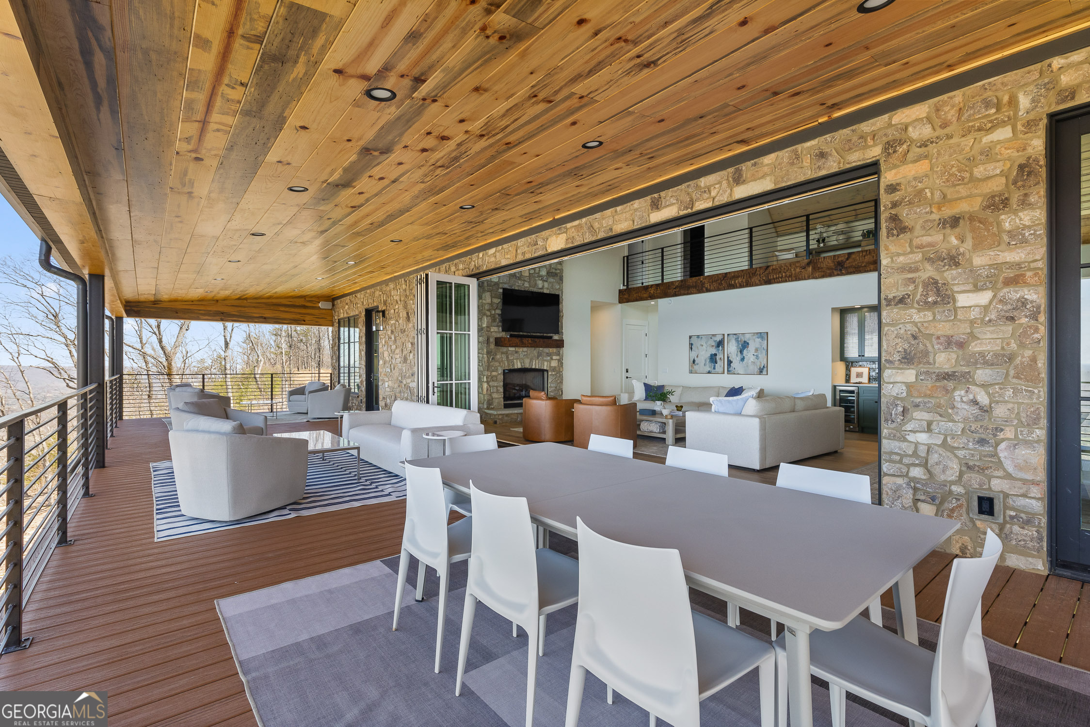 6565 Scenic Highway Rising Fawn, GA 30738 - Photo 20 of 47 a view of a dining room with furniture window and wooden floor