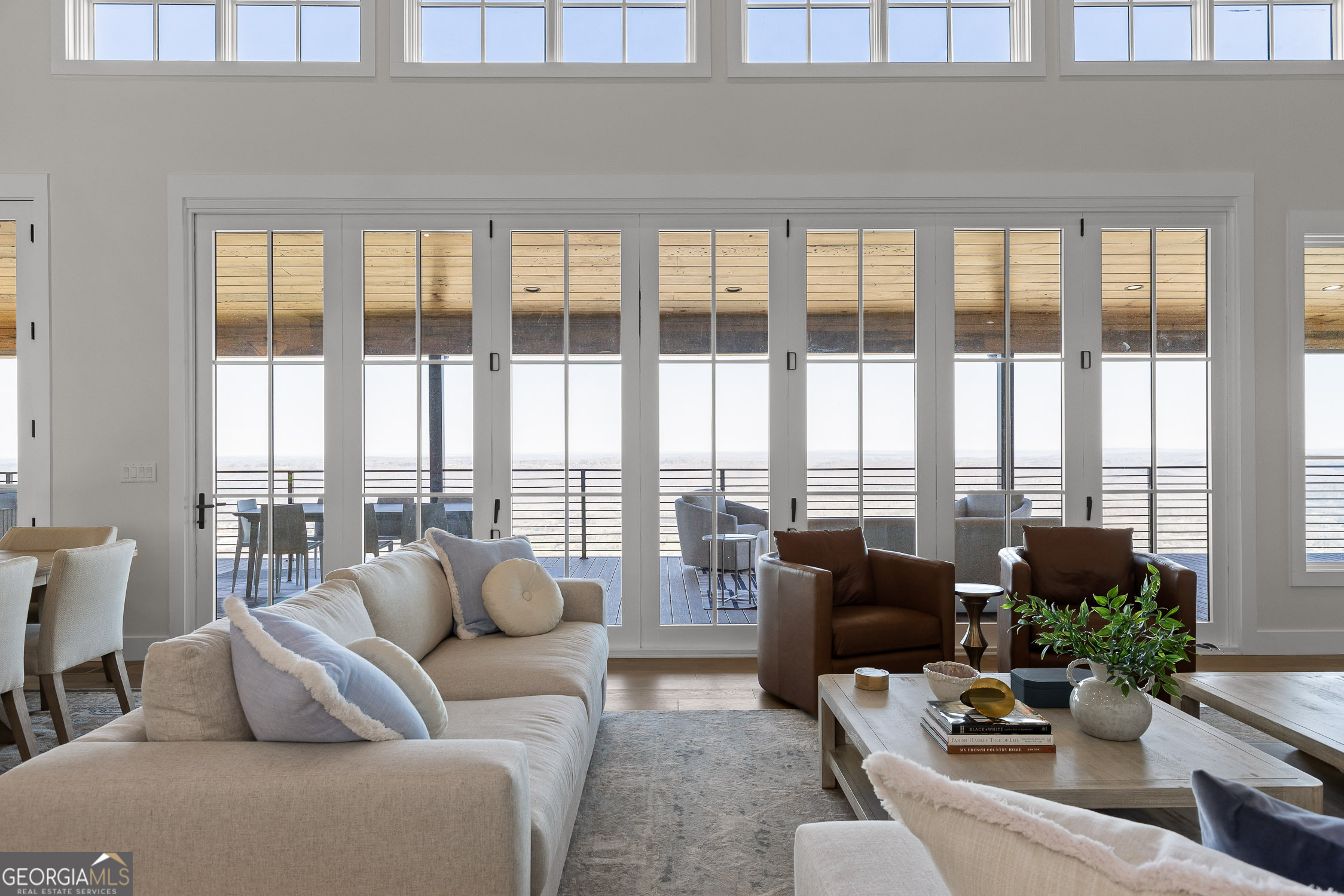 6565 Scenic Highway Rising Fawn, GA 30738 - Photo 3 of 47 a living room with furniture and floor to ceiling windows