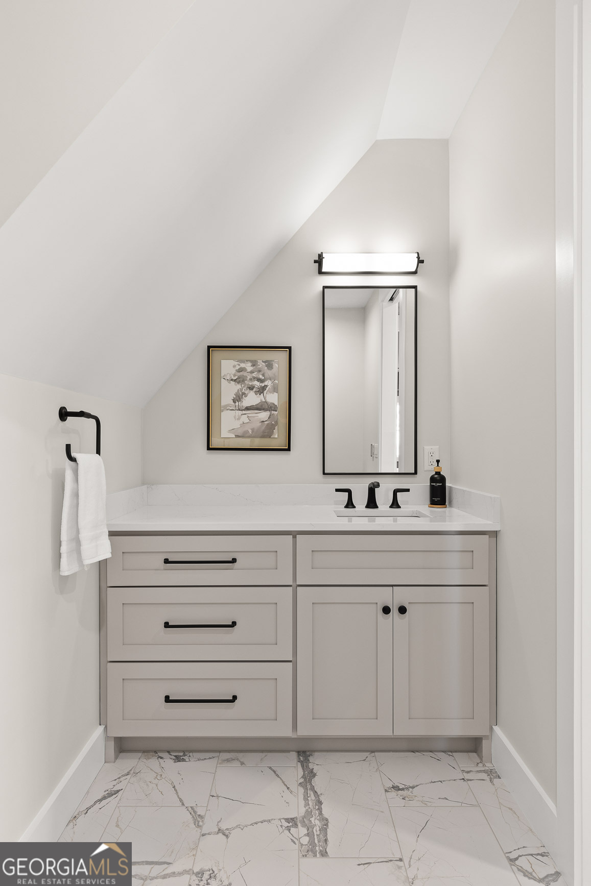 6565 Scenic Highway Rising Fawn, GA 30738 - Photo 39 of 47 a bathroom with a sink vanity and mirror