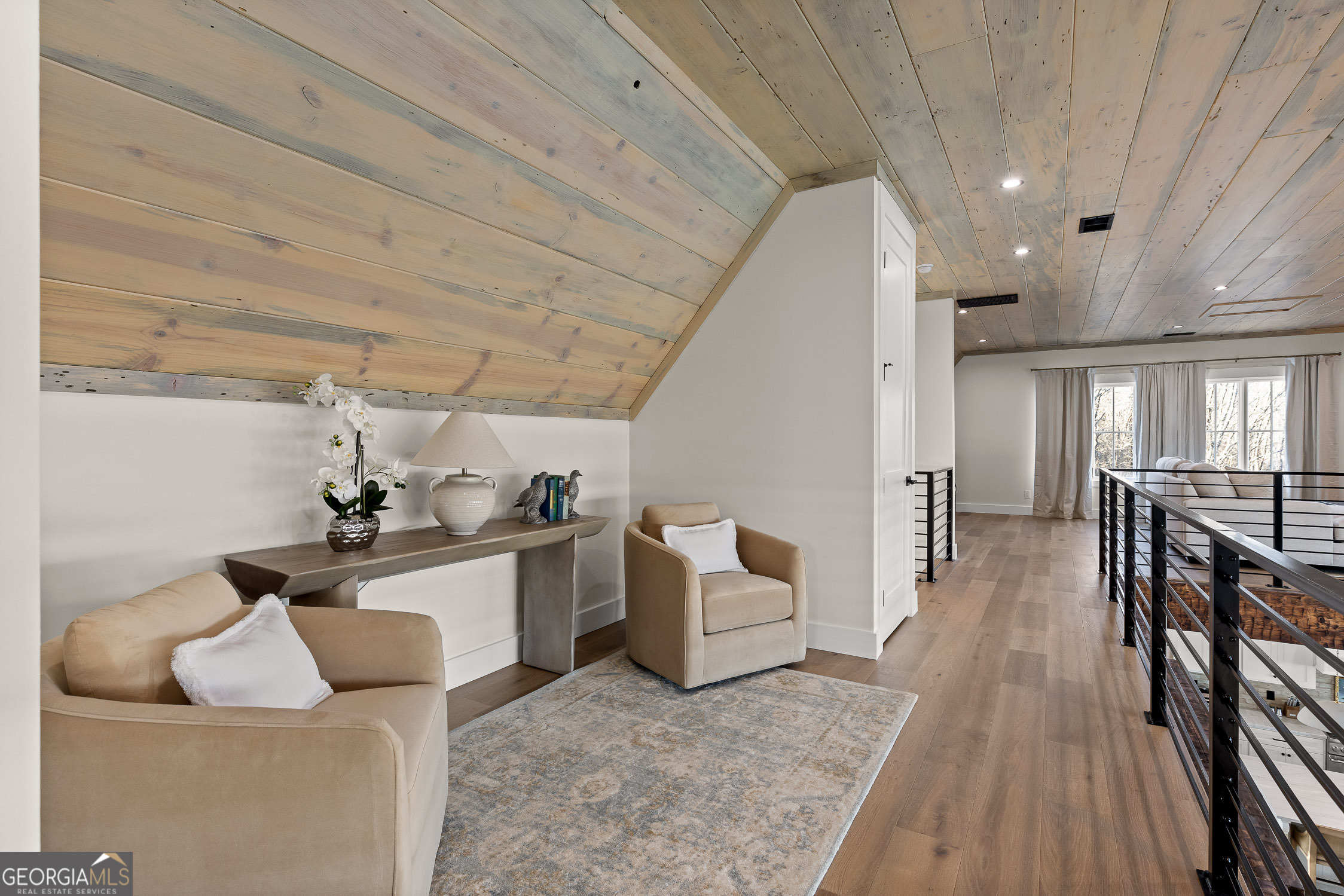 6565 Scenic Highway Rising Fawn, GA 30738 - Photo 40 of 47 a living room with furniture and a wooden floor