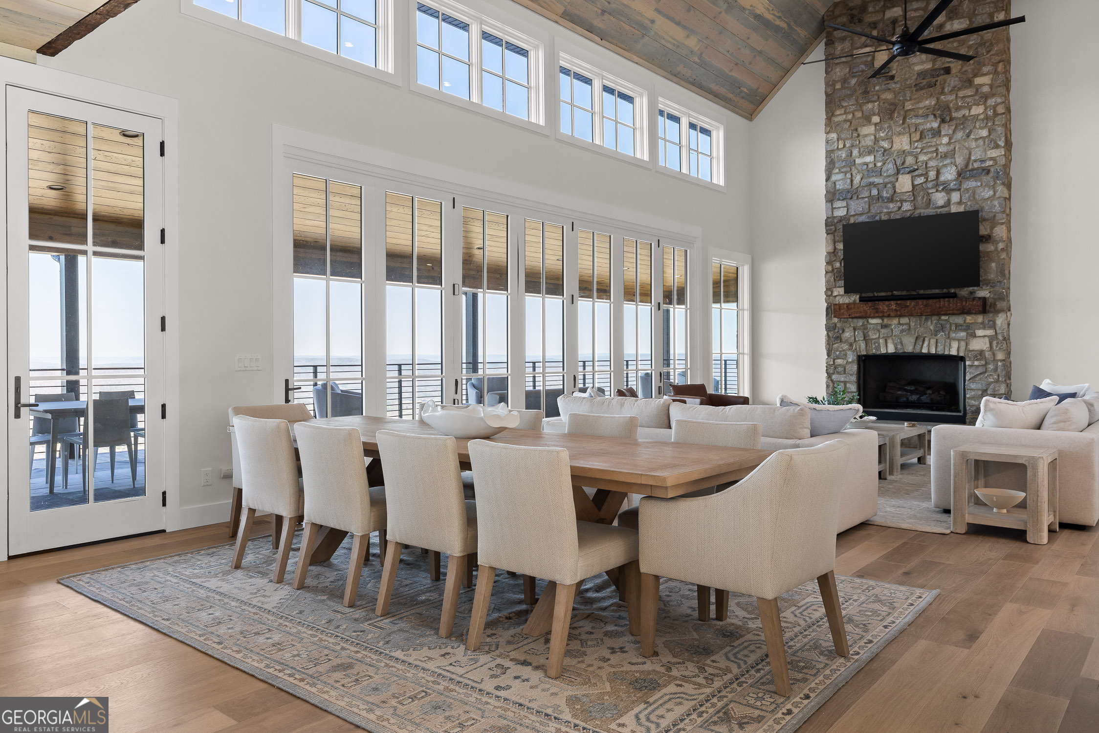 6565 Scenic Highway Rising Fawn, GA 30738 - Photo 7 of 47 a view of a dining room with furniture window and wooden floor