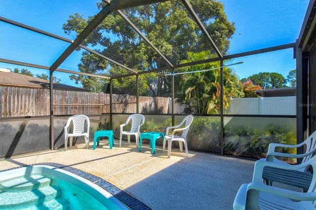 view of an outdoor space and a yard
