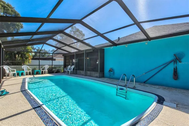 a view of a street with an ocean view