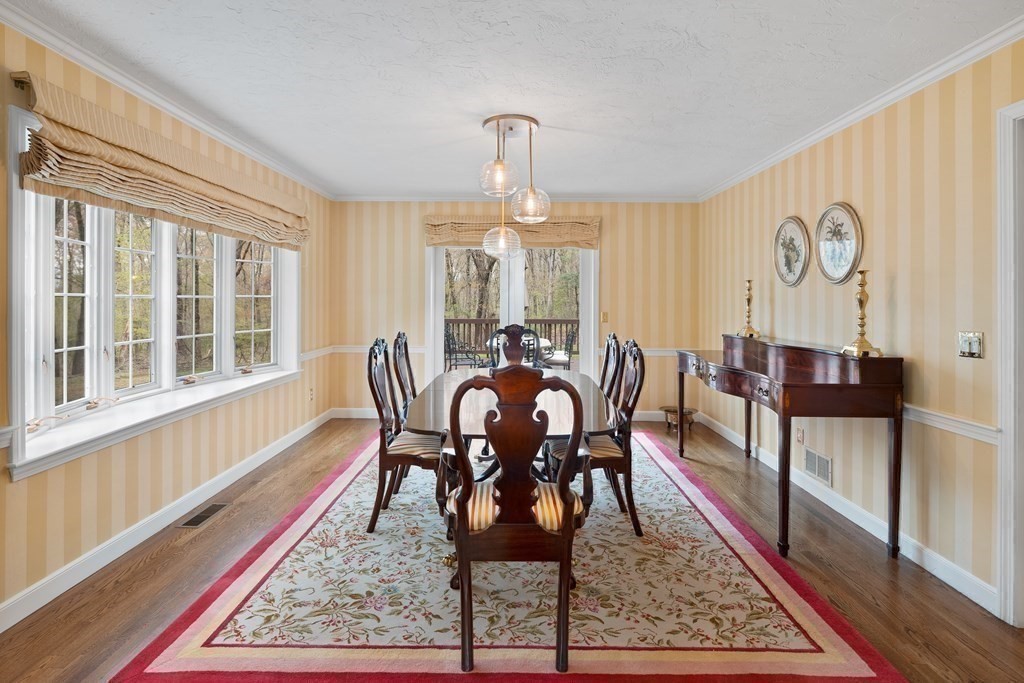 14 Wright Farm Concord, MA 01742 - Photo 13 of 34 a view of a dining room with furniture window and wooden floor