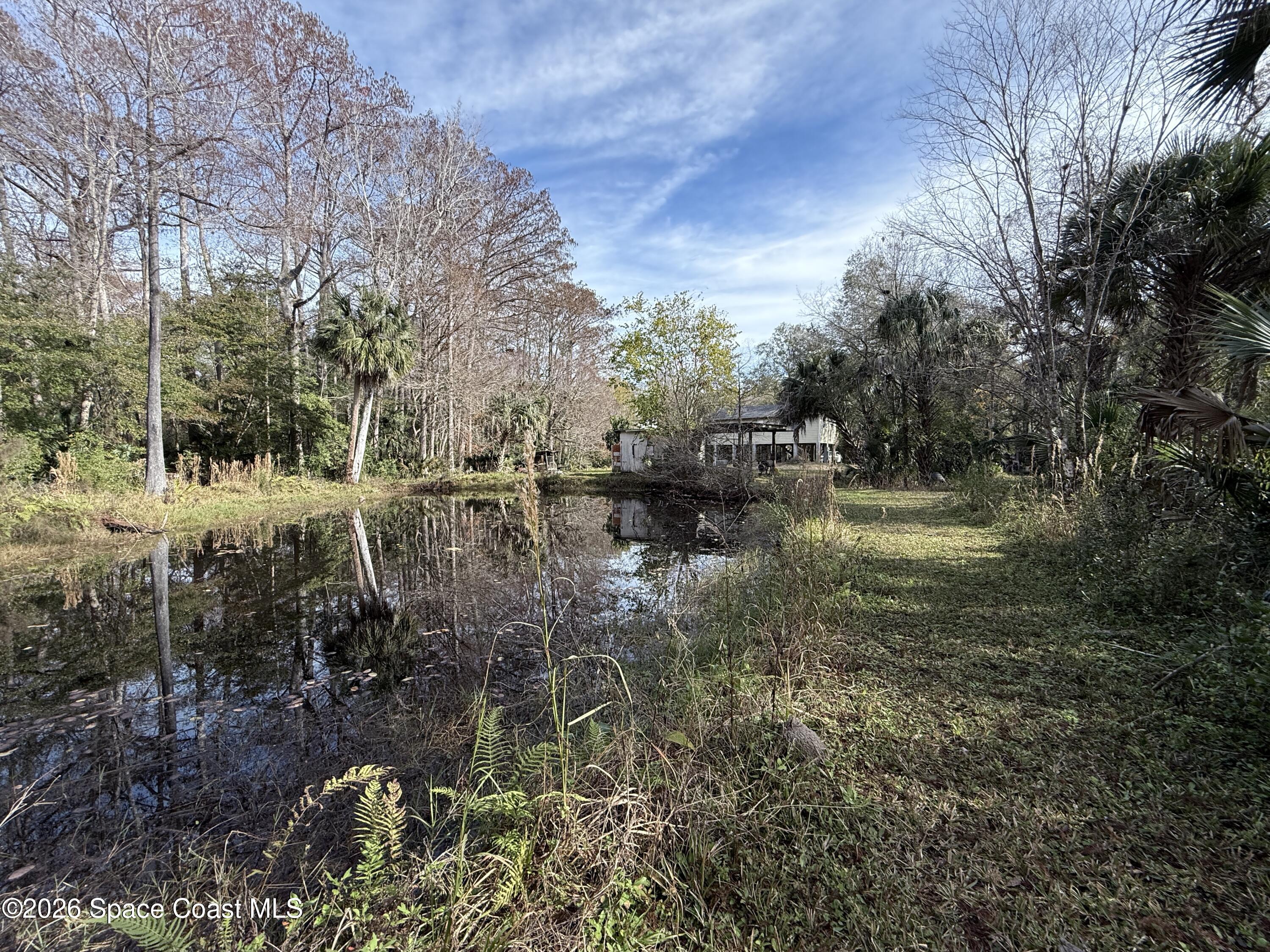 4590 Hog Valley Road Mims, FL 32754 - Photo 23 of 29 a view of river covered by trees and buildings