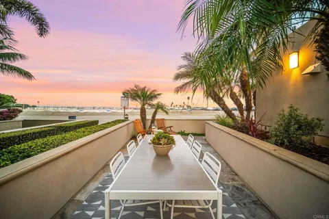 a view of a balcony with lake view and mountain view