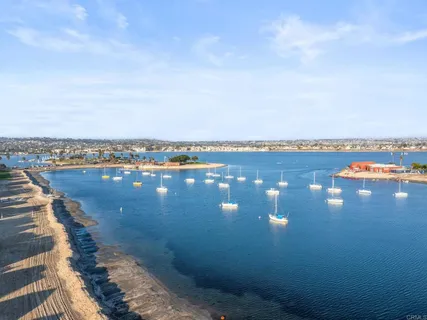 a view of city and ocean