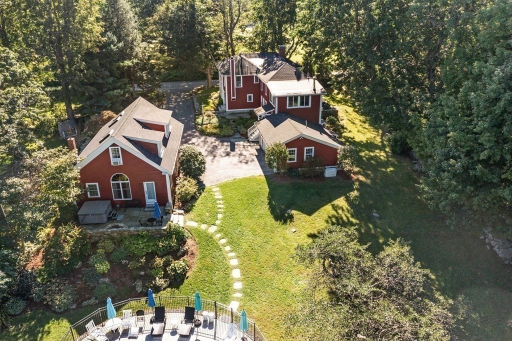8 Merriam Road Princeton, MA 01541 - Photo 3 of 33 a aerial view of a house with a yard and large trees