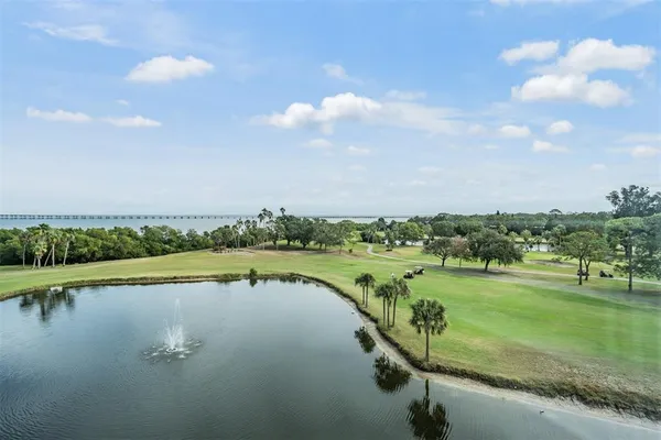 a view of swimming pool and lake view