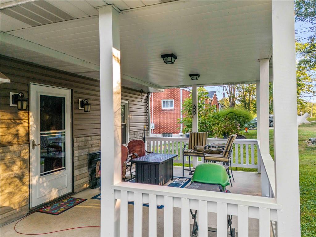 412 Center Church Road Canonsburg, PA 15317 - Photo 2 of 24 Welcoming Covered Front Porch 412 Center Church Road