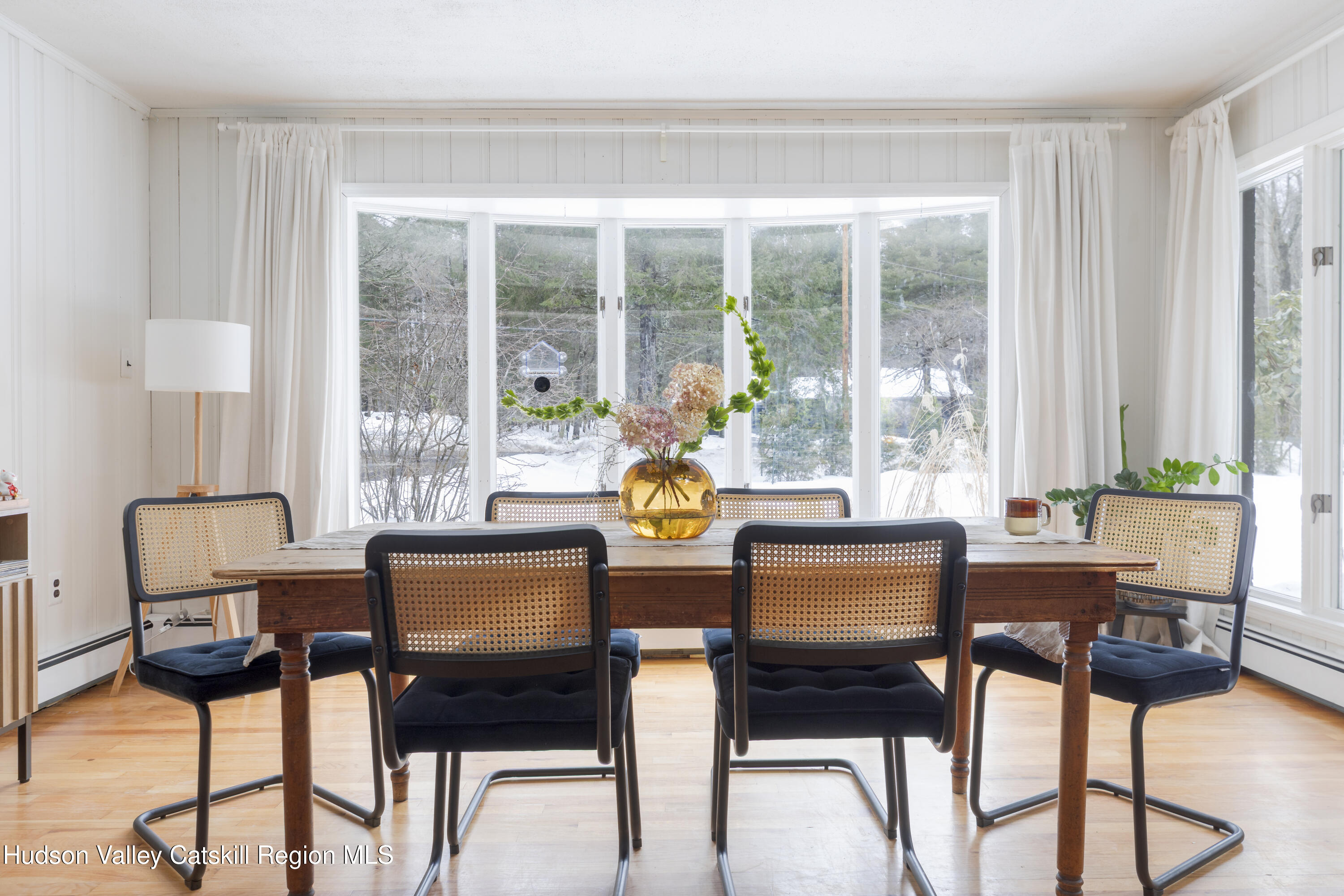 26 Krom Road Olivebridge, NY 12461 - Photo 4 of 24 a dining room with furniture and large windows