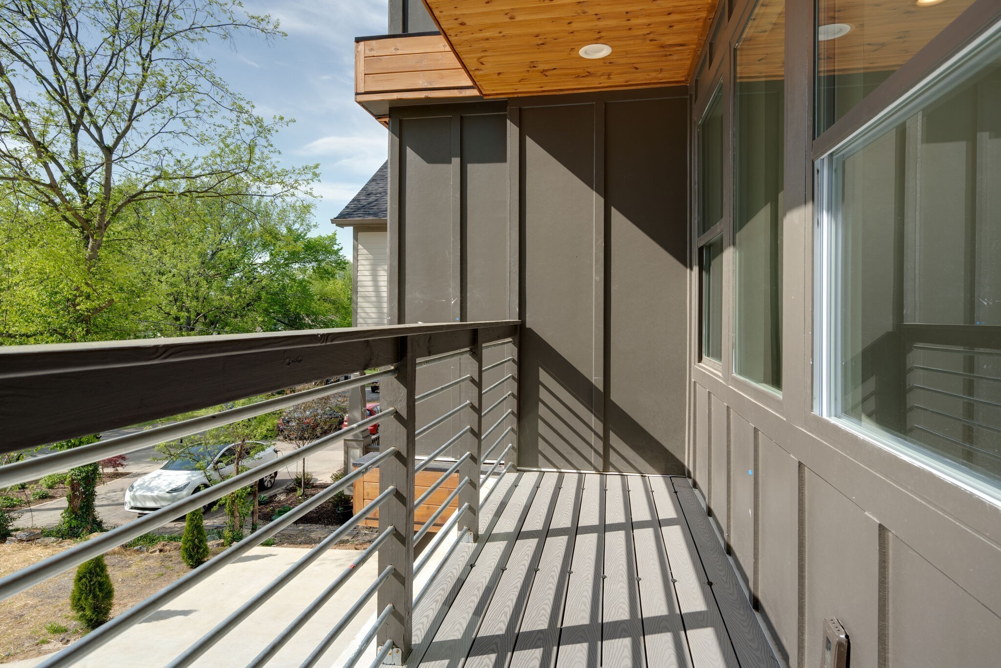 2005 Overby Road Nashville, TN 37207 - Photo 19 of 36 a view of balcony with wooden floor
