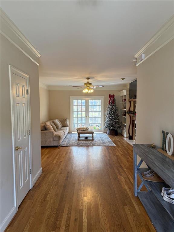 11 Stonegable Drive Northwest Rome, GA 30165 - Photo 6 of 32 a living room with furniture and a wooden floor