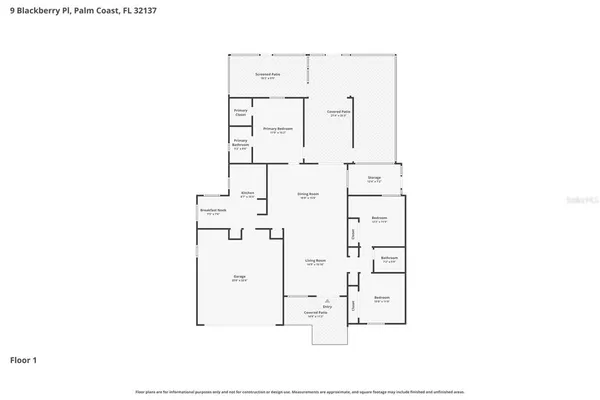$285,000 | 9 Blackberry Place, Palm Coast, FL 32137
