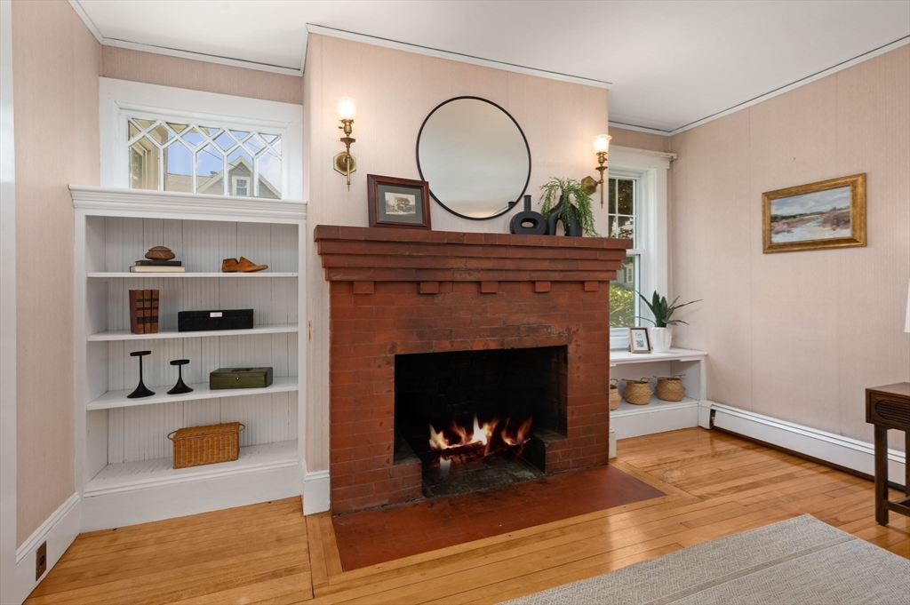 8 Overlook Road Wakefield, MA 01880 - Photo 12 of 41 a living room with furniture and a fireplace