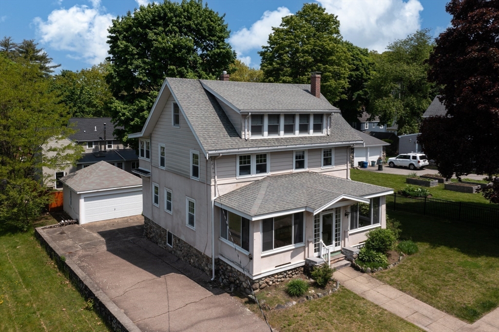 8 Overlook Road Wakefield, MA 01880 - Photo 39 of 41 a aerial view of a house with a yard