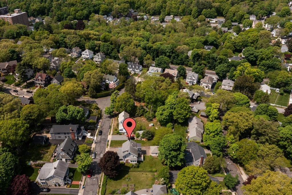 8 Overlook Road Wakefield, MA 01880 - Photo 40 of 41 an aerial view of residential houses with outdoor space and trees