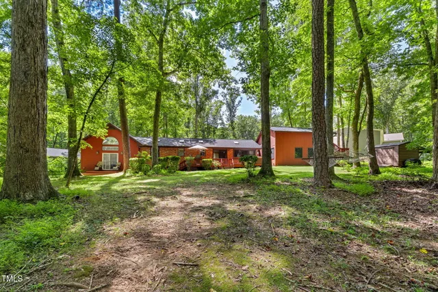 an outdoor view having patio
