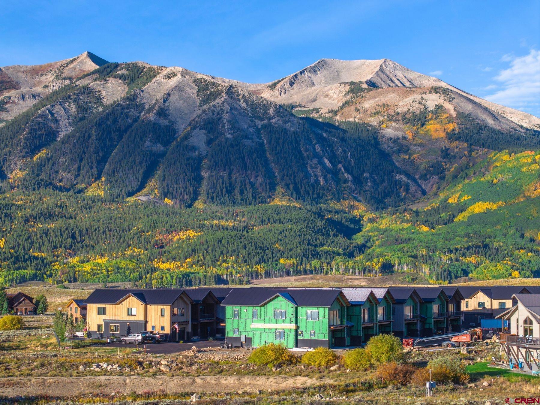 180 Elk Valley Road, Unit 108 Crested Butte, CO 81224 - Photo 19 of 28 a backyard of a house with lots of green space