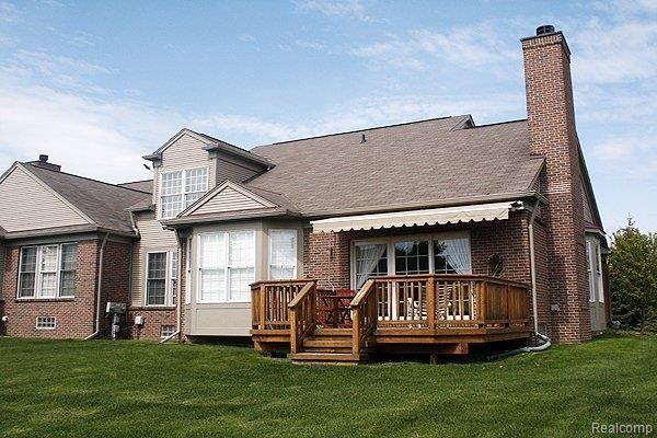844 Garnet Court, Unit 39 Rochester, MI 48306 - Photo 24 of 25 Exterior rear elevation