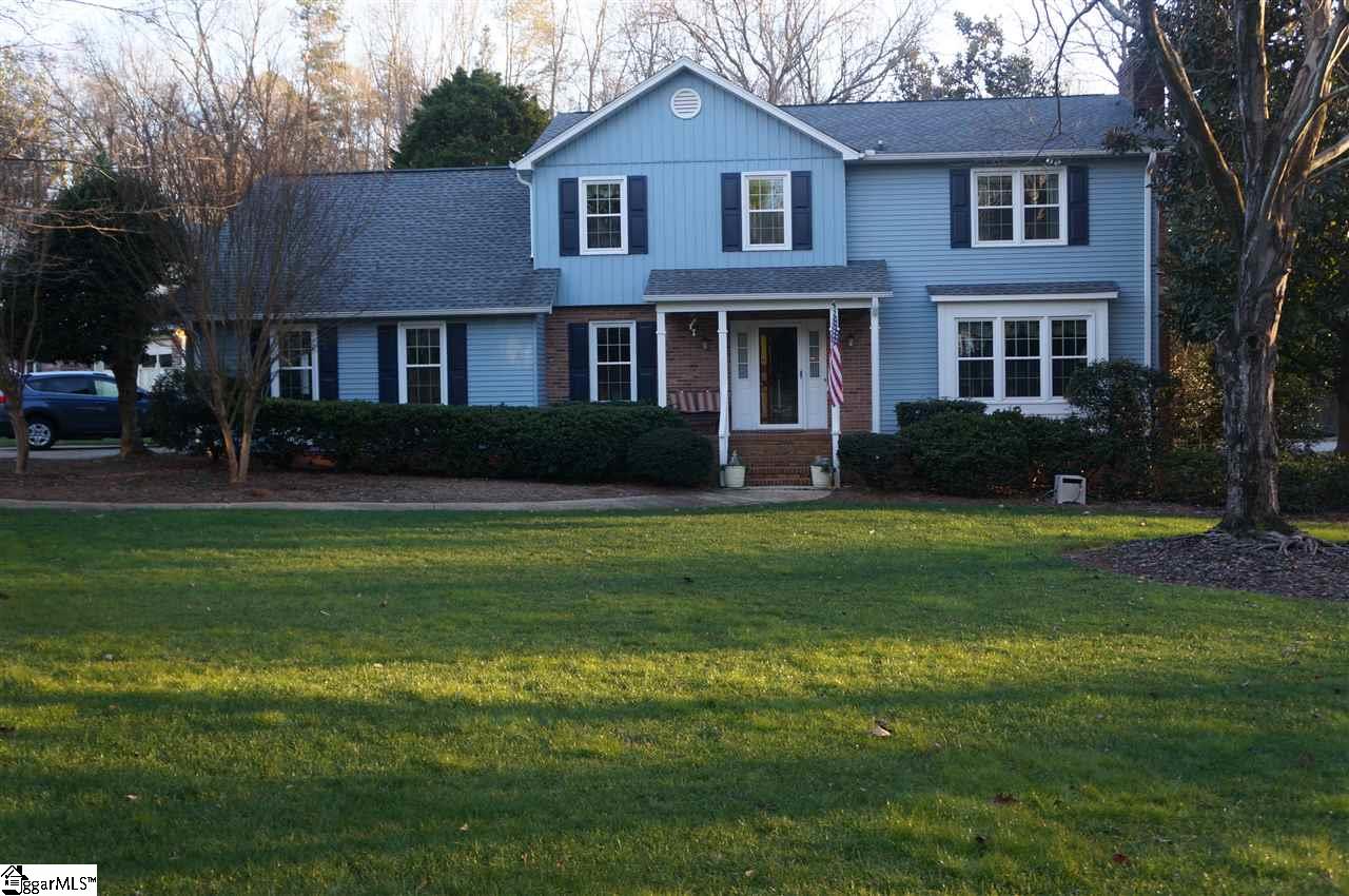 432 Piney Grove Road Greenville, SC 29607 - Photo 1 of 34 Lovely home with side entry garage- beautifully manicured yard with lots of space for badminton, football, and a front row seat to the neighborhood parade & activities
