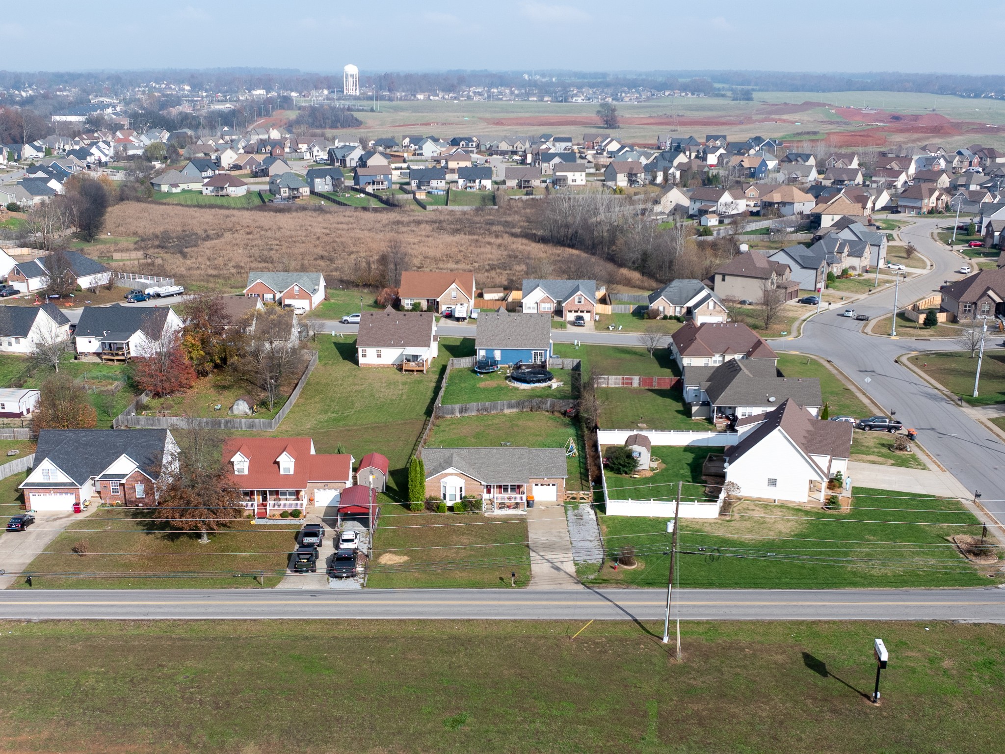 1735 Hazelwood Road Clarksville, TN 37042 - Photo 20 of 23 an aerial view of a city