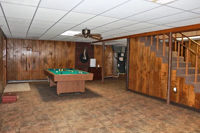 a view of a bathroom with a glass door