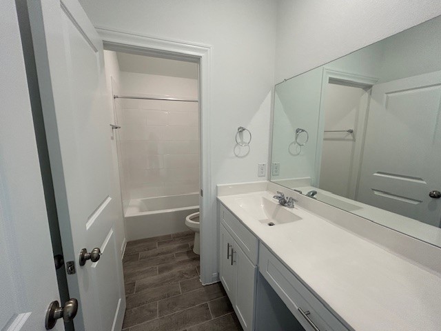 26711 Grandiflora Drive Magnolia, TX 77355 - Photo 16 of 19 a bathroom with a double vanity sink and mirror with shower
