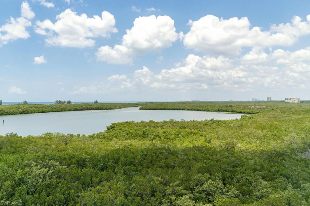 a view of a city and lake