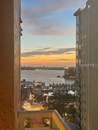 a view of a city from a window