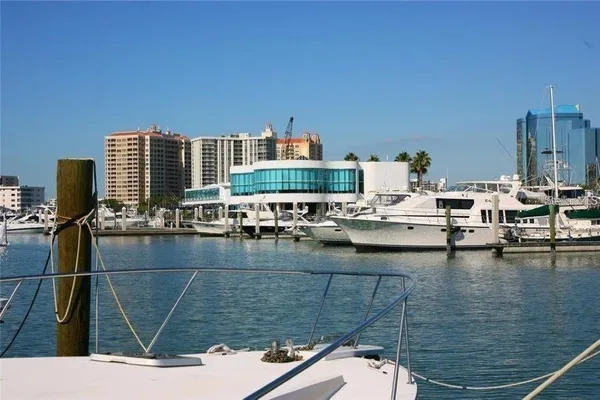 a view of swimming pool with outdoor seating
