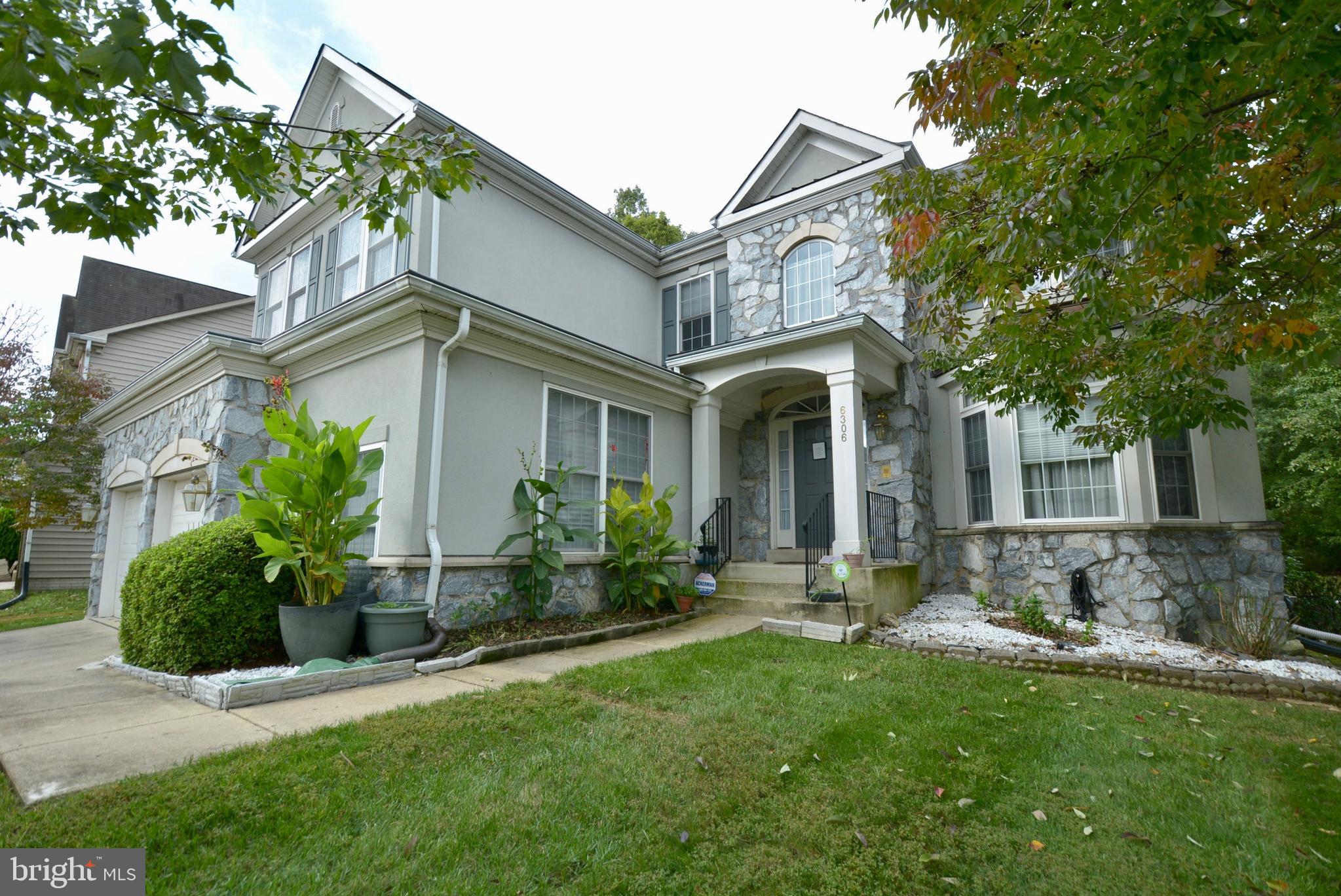 6306 Rory Court Lanham, MD 20706 - Photo 1 of 42 Impressive stone/stucco exterior with portico