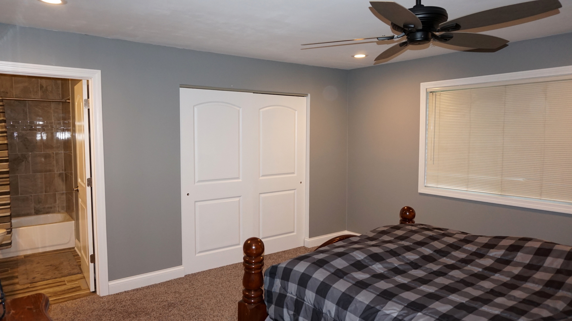 5740 Timberlane Road Matteson, IL 60443 - Photo 13 of 17 a bedroom with a bed and a window