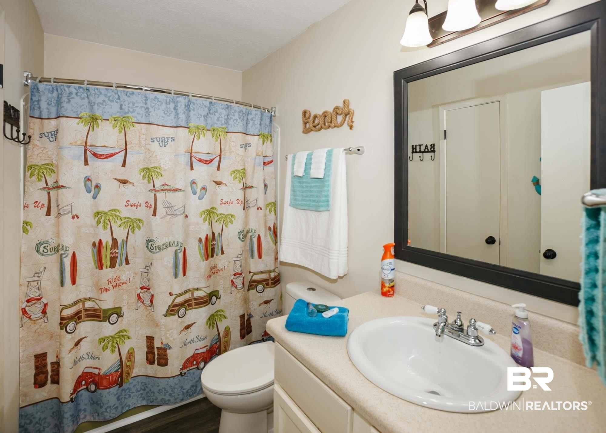 18753 County Road 12 Foley, AL 36535 - Photo 22 of 39 Bathroom with a shower with curtain, vanity, and toilet