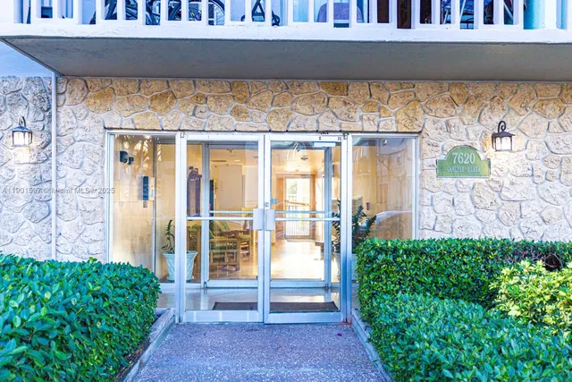 a view of front door