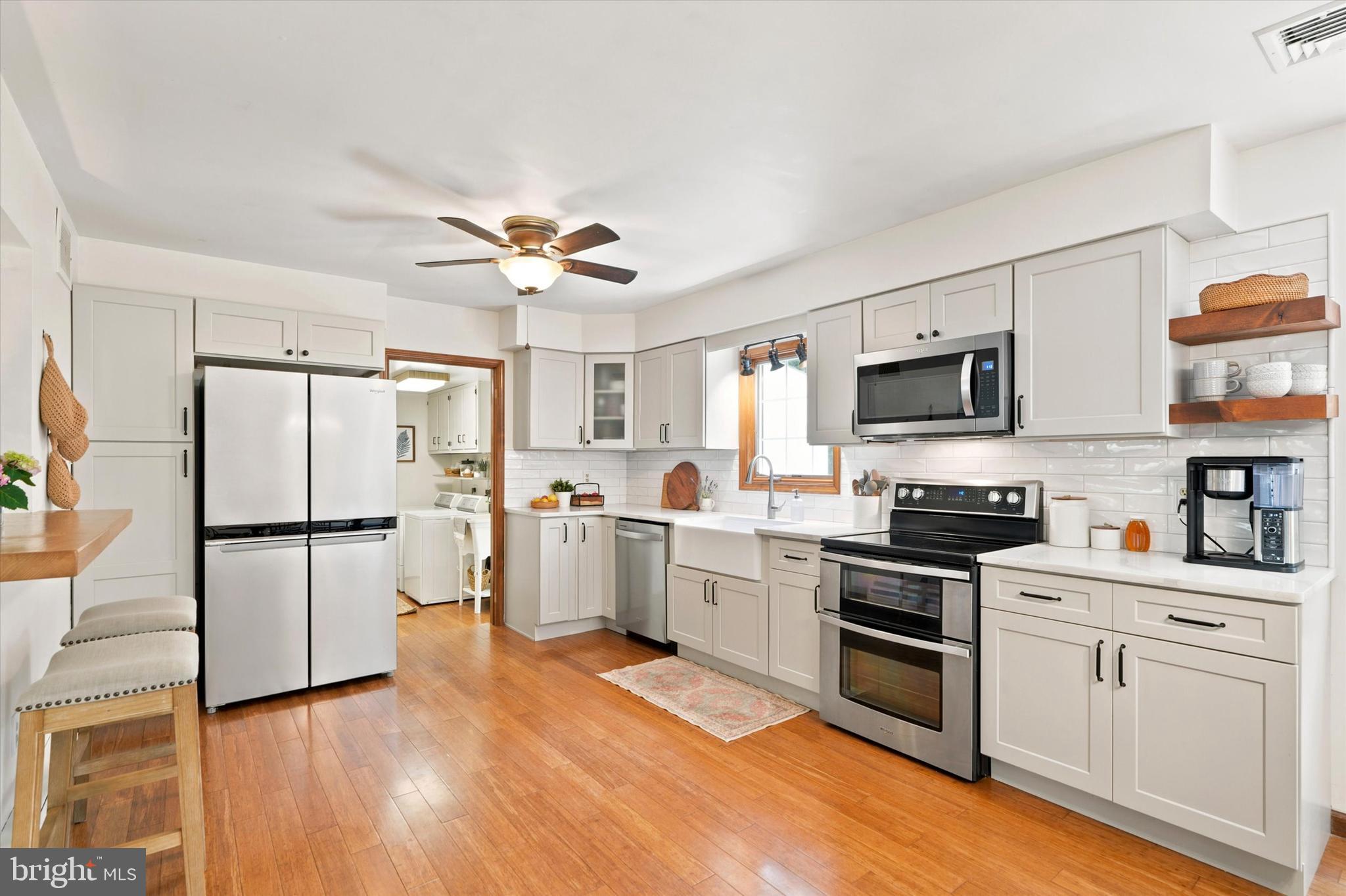 1125 Payne Road Green Lane, PA 18054 - Photo 11 of 47 kitchen doorway leads to laundry and sunroom