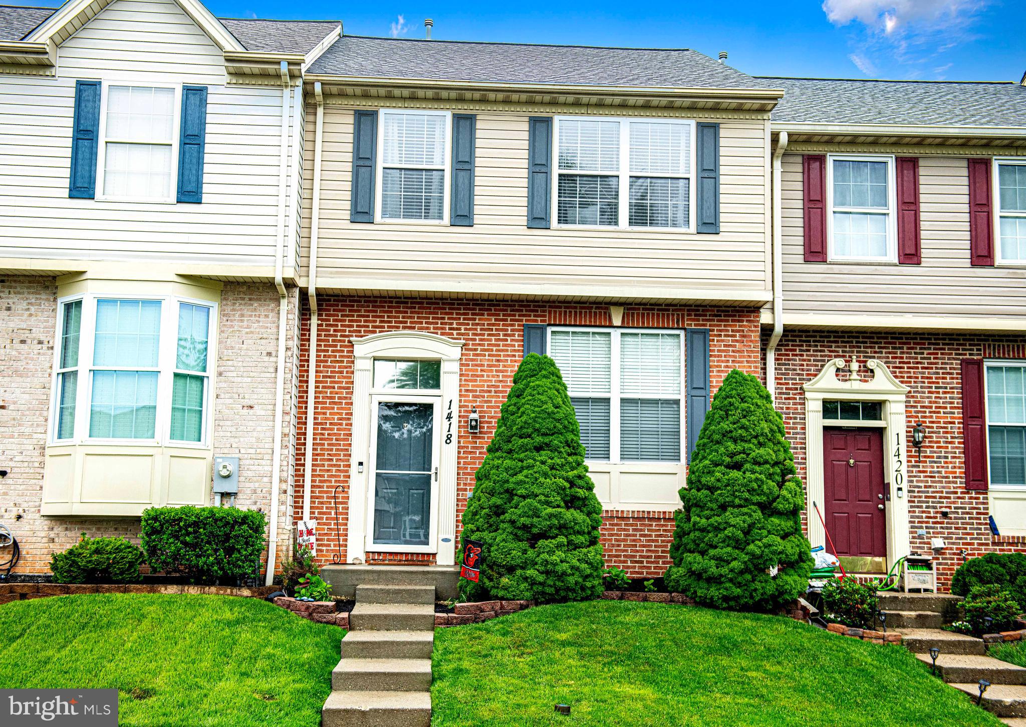 Interior townhome in Hickory Overlook of Bel Air