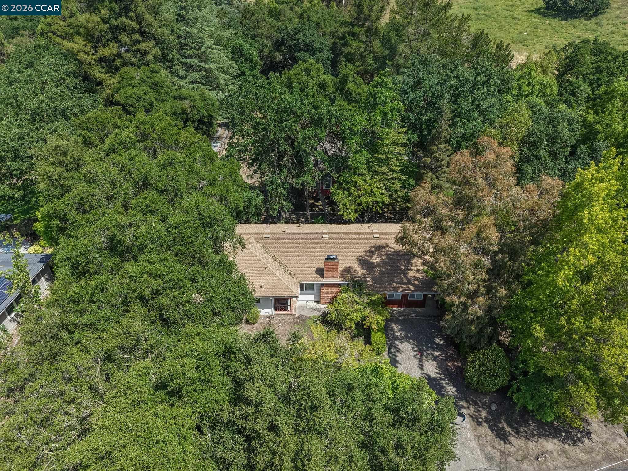 2648 Reliez Valley Road Martinez, CA 94553 - Photo 32 of 38 an aerial view of a house with a yard