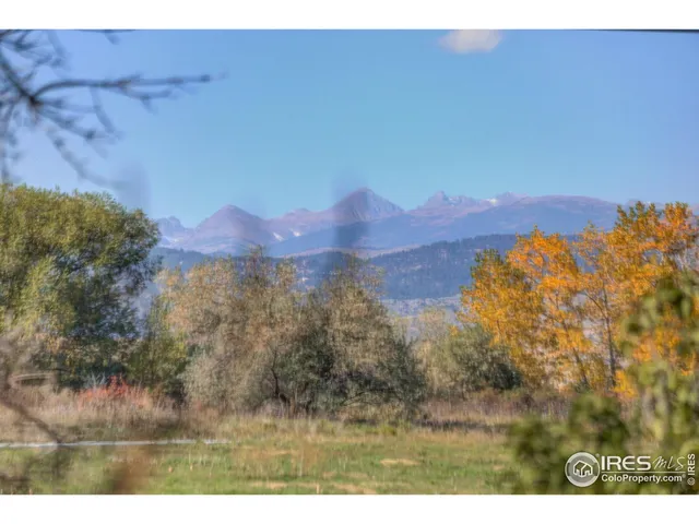 a view of an outdoor space and mountain view