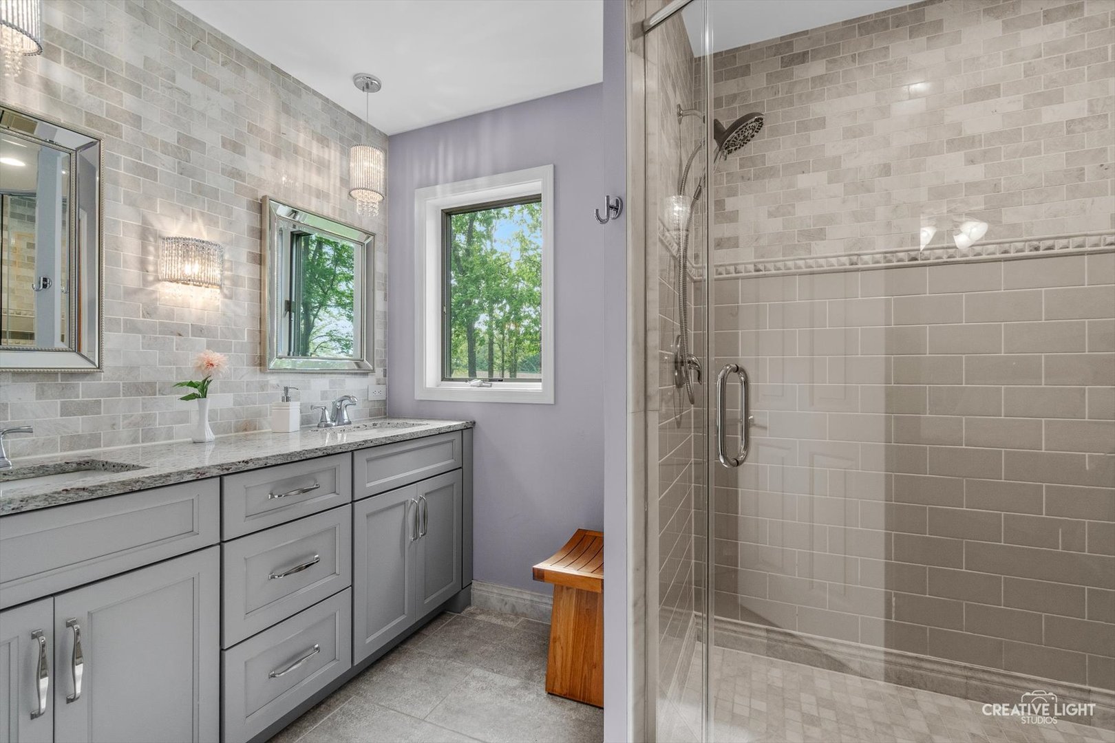 14050 Townhouse Road Newark, IL 60541 - Photo 17 of 45 a bathroom with a granite countertop sink a toilet and shower