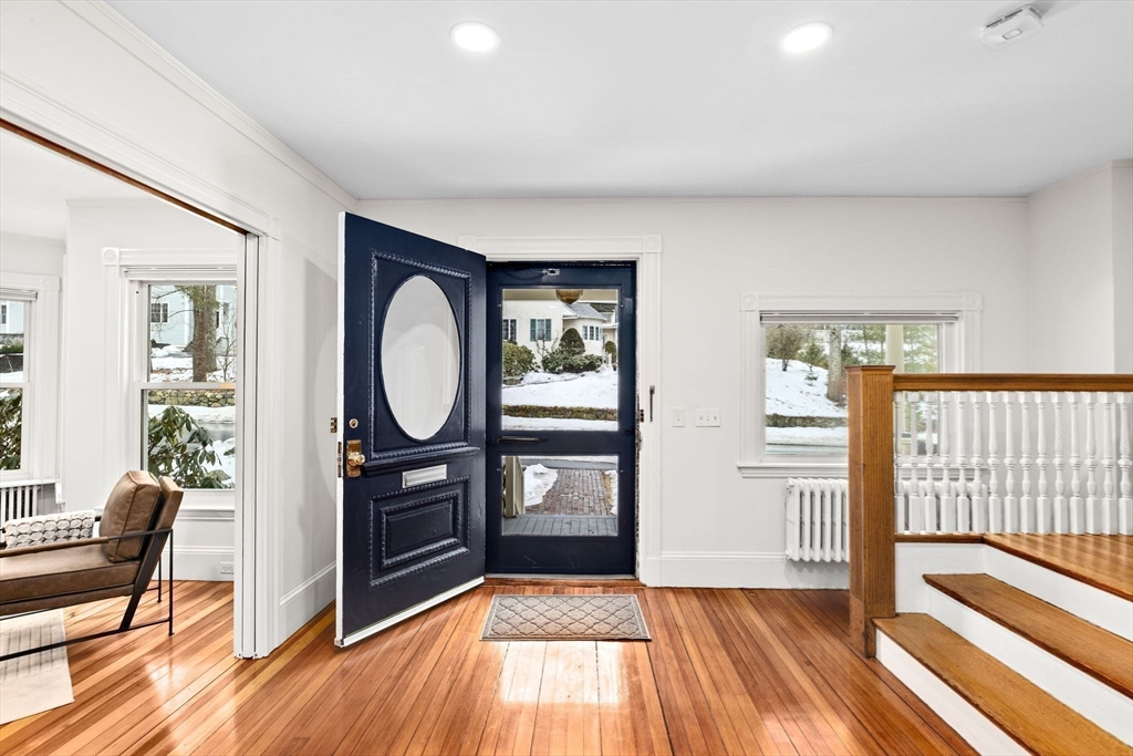 90 Brook Street Wellesley, MA 02482 - Photo 19 of 40 a view of a livingroom with furniture and wooden floor
