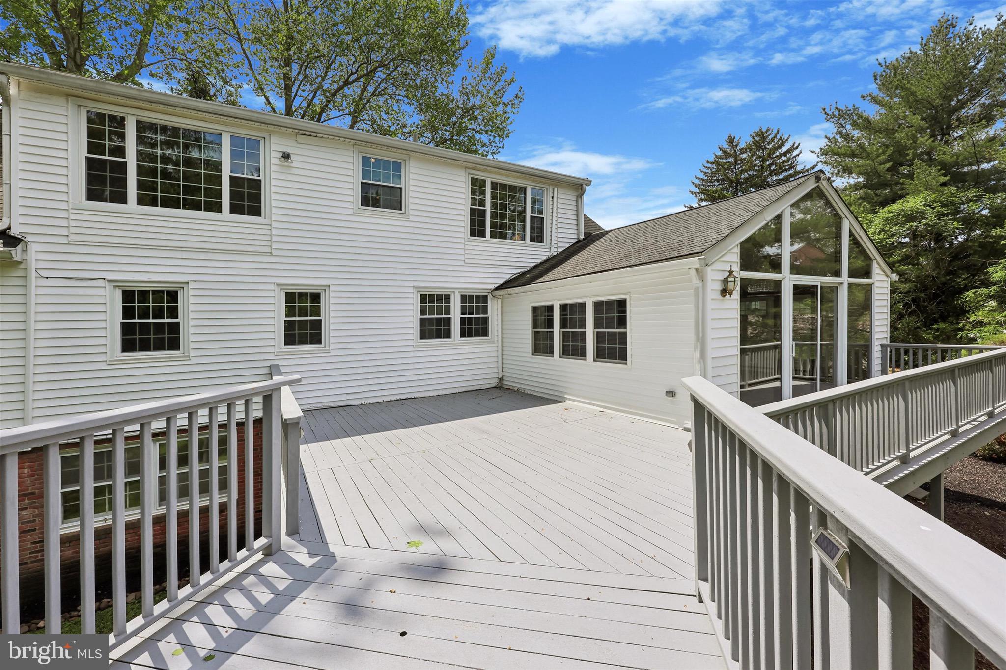 527 Conshohocken State Road Gladwyne, PA 19035 - Photo 37 of 44 Oversized deck for entertainment