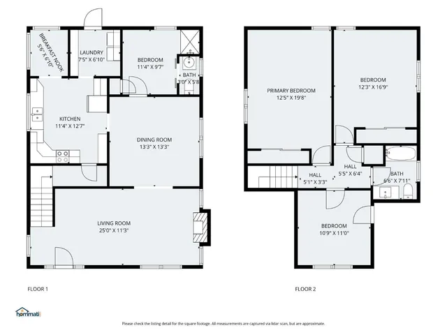 a view of a tree in front of a house