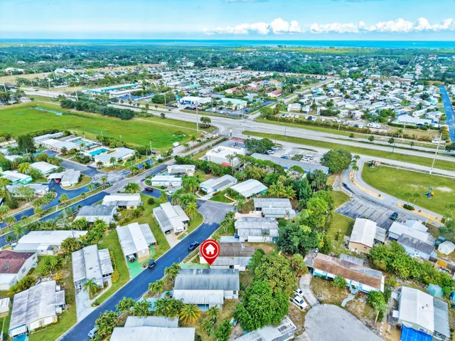 a view of city and ocean view