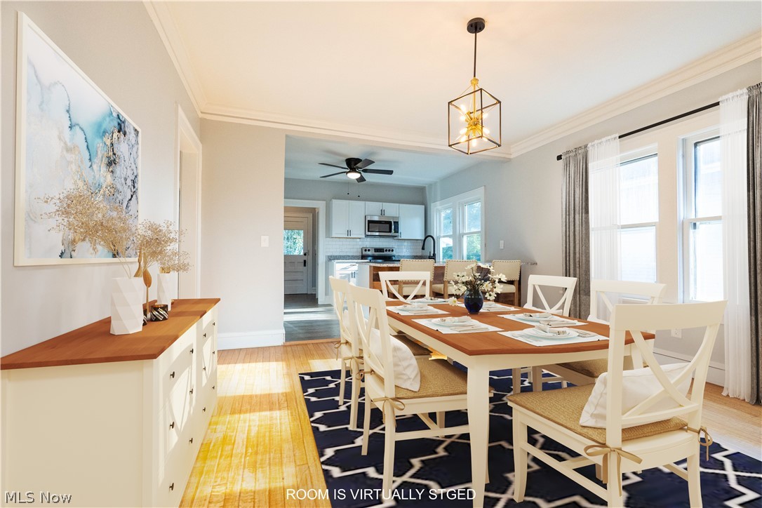 11612 Granger Road Cleveland, OH 44125 - Photo 7 of 34 Virtually Staged Dining/Kitchen