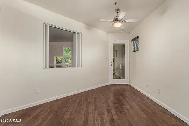 wooden floor in an empty room
