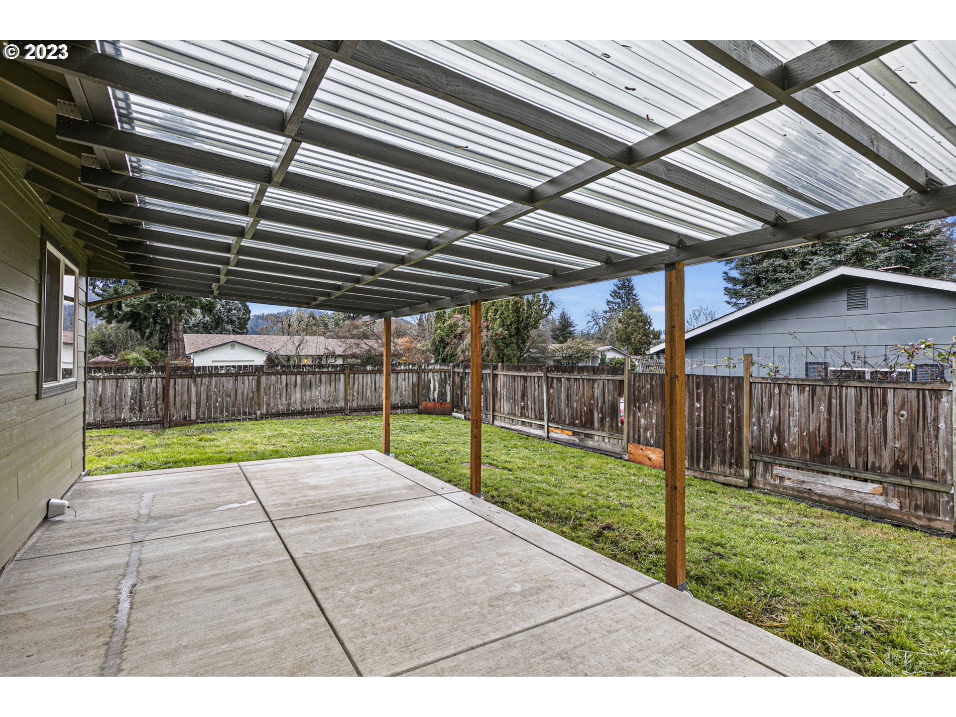788 70th Street Springfield, OR 97478 - Photo 32 of 39 a view of backyard with green space