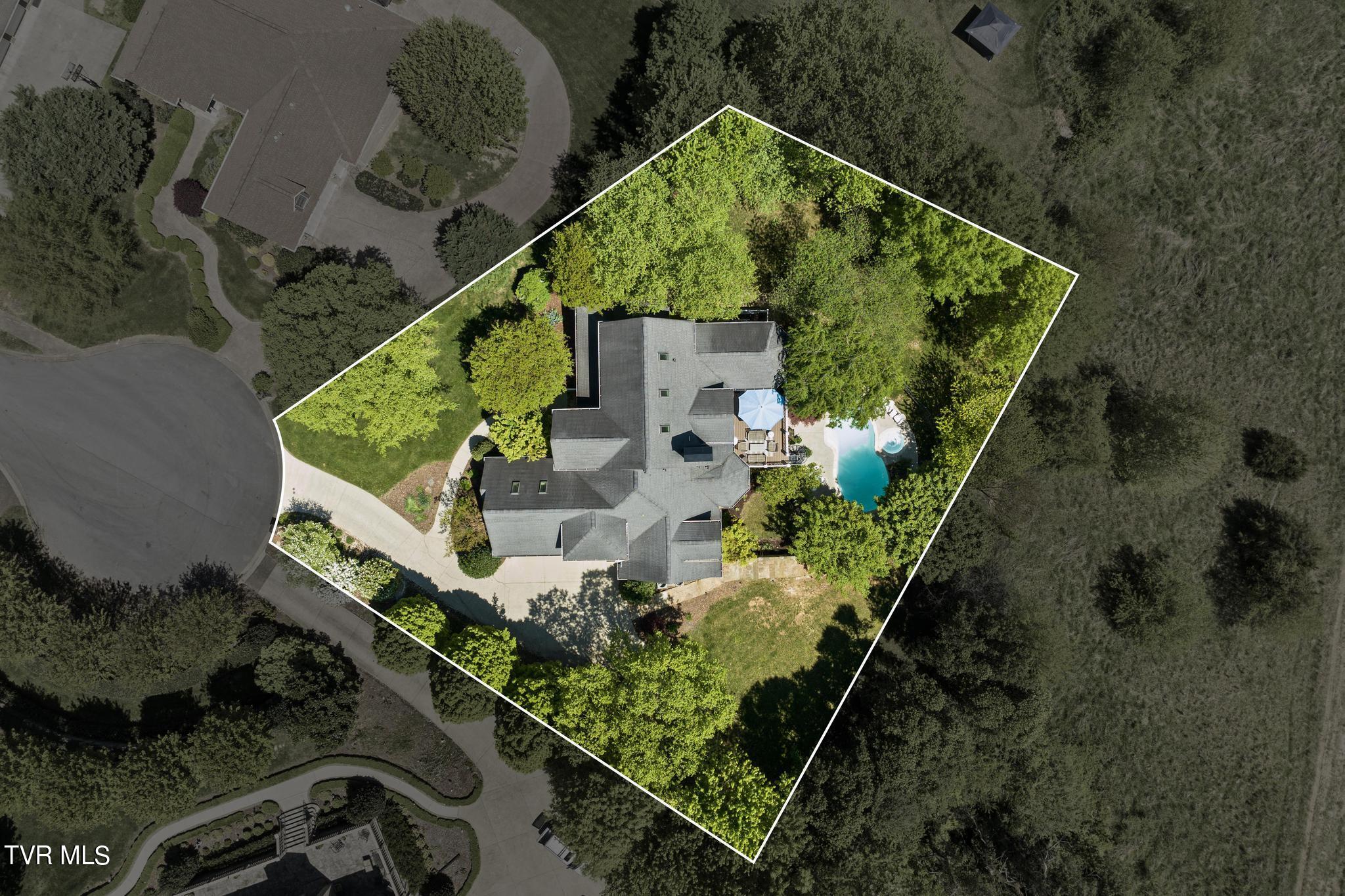 1031 Willows Trace Drive Johnson City, TN 37601 - Photo 82 of 83 Aerial plat