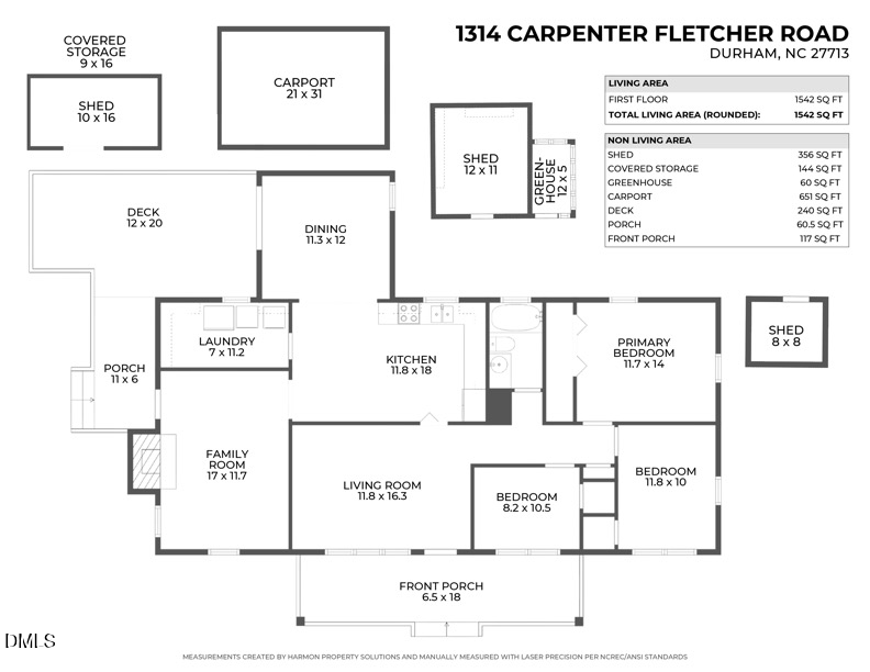 1314 Carpenter Fletcher Road Durham, NC 27713 - Photo 29 of 29